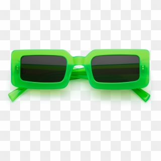 Neon Kryptonite Green - Sunglasses Clipart