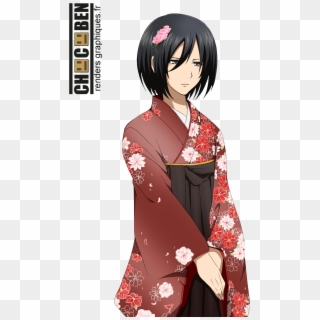 Disclaimer - Mikasa Ackerman Kimono Clipart