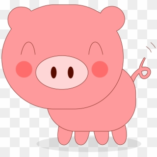 Developed The Game Of Pig In Java Where A Player Competes - Cute Cartoon Pig Clipart