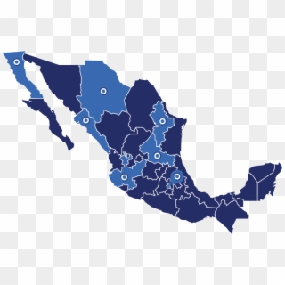 Cobertura En Ciudades Estratégicas De México - Modern Map Of Mexico Clipart