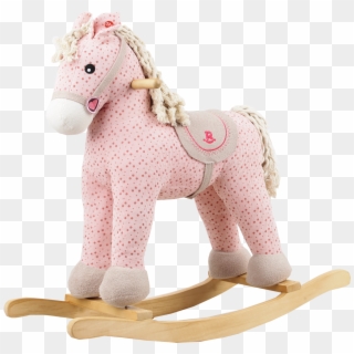Pink Corduroy Rocking Horse - Pony Clipart
