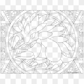 Pokemon Coloring Pages Mandala Clipart