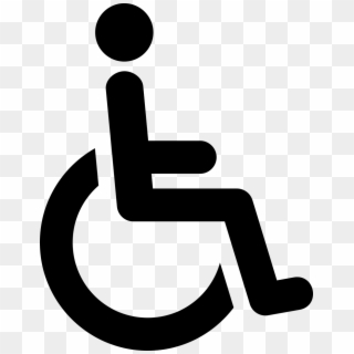 Wheelchair Icon Locomotion Png Image - Handicap Mobilité Réduite Clipart