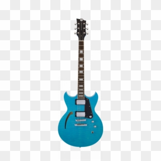 Reverend Manta Ray Hb Electric Guitar - Bright Blue Electric Guitar Jackson Blue Clipart