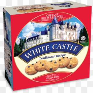 125g White Castle Currant Cookies - Chenonceau Castle Clipart