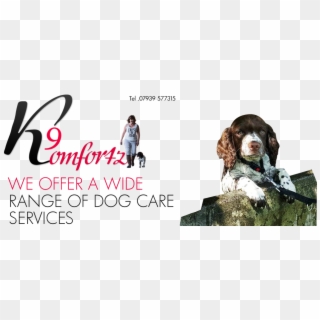 K9 Komfortz With Kim7 , Png Download - Cocker Spaniel Clipart