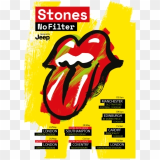Rolling Stones Header - Rolling Stones No Filter Uk Clipart