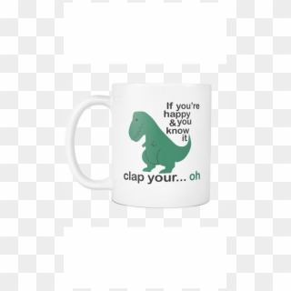 Hahaa I Want This Coffee Mug - Tyrannosaurus Clipart