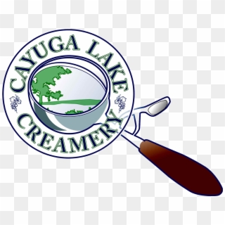 Cayuga Lake Creamery Floating Logo - Marble Slab Creamery Clipart