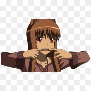 Spice And Wolf, Vectors, Transparent, Animal Ears, - Spice And Wolf Holo Png Clipart