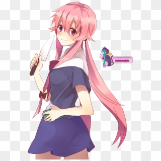 Yuno Gasai Without Background Clipart