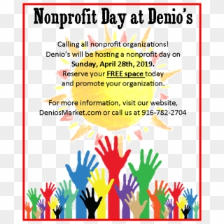 Nonprofit Day At Denio's - Human Rights Hands Png Clipart