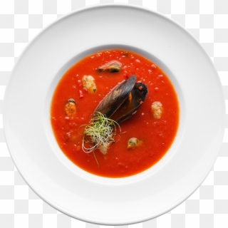 Tomato Soup With Seafood - Gazpacho Clipart