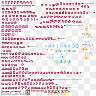 August 21st, 2011, - Basic Kirby Sprite Sheet Clipart