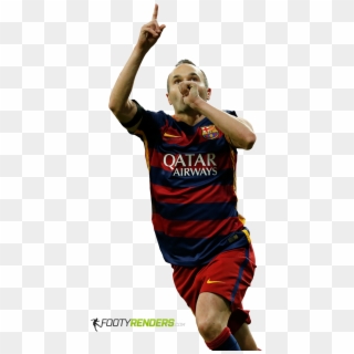 Andres Iniesta Render - Player Clipart