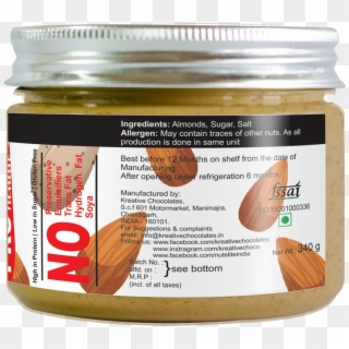 Almond Butter Jar 340 - Hazelnut Clipart