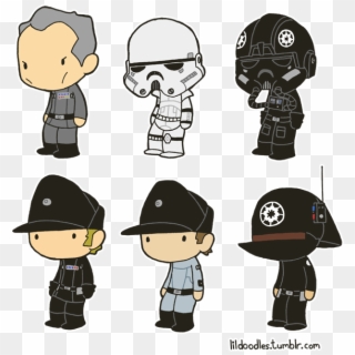 Lil' Star Wars - Imperial Star Wars Pilot Clipart - Png Download