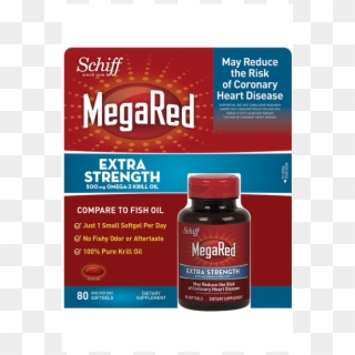 Mega Red 500 Mg Omega Krill Oil - Medicine Clipart