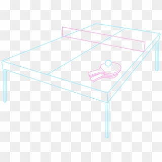 Ping Pong Table - Coffee Table Clipart