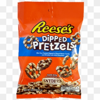 Reese's Dipped Pretzels - Reese's Peanut Butter Dipped Pretzels Clipart