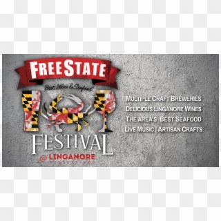 Freestate Beer, Wine & Seafood Festival - Poster Clipart