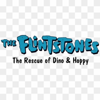 Flintstones Rescue Of Dino And Hoppy Logo Clipart