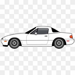1993 Mazda Miata - Coupé Clipart