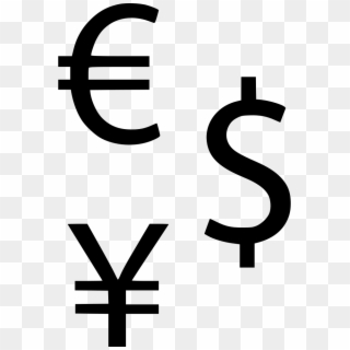 Png File Svg - Euro Dollar Yen Icon Clipart