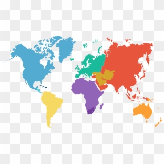 Global Shipping - World Map Clipart