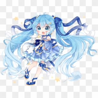 Banner Free Vocaloid Pinterest Hatsune And Chibi 17 Snow Miku Clipart Pikpng