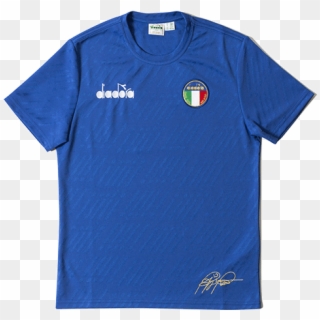 Roberto Baggio Tee Shirt Signature 0001 Mg 8568 - Active Shirt Clipart