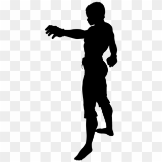 Fit Man Silhouette Png Clipart