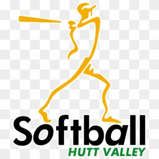Softball Hutt Valley Logo Small Clear - Graphic Design Clipart