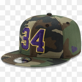 Camo Hats, Shaquille O'neal, Los Angeles Lakers, Purple - Baseball Cap Clipart