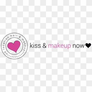 Kiss And Make Up Now - Calligraphy Clipart