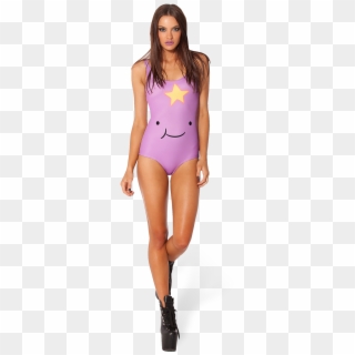 Lumpy Space Princess Smile Swimsuit By Black Milk Clothing - Swimsuit Clipart