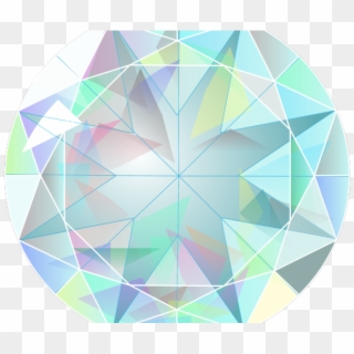 Diamond Clipart Circle Diamond - Diamond Vector Png Top Transparent Png