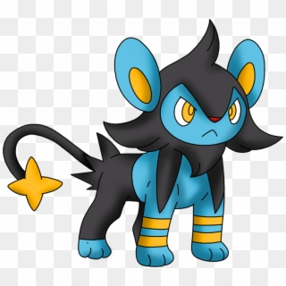 Pokemon Shiny Luxio Is A Fictional Character Of Humans - Cartoon Clipart