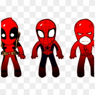 Marvel Daredevil Clipart Deadpool - Spider-man - Png Download