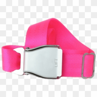Airplane Seat Belt Neon Pink - Belt Clipart