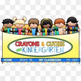 Crayon Clipart Kindergarten - Cartoon - Png Download
