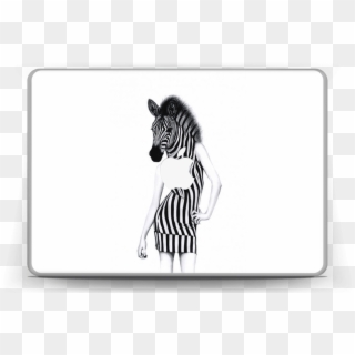 Party Zebra Skin Macbook Pro 13” - Cartoon Clipart