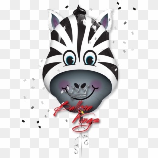 Zebra - Ballon Zebre Clipart