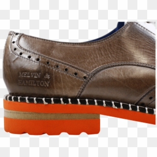 Derby Shoes Henry 13 Rope Aspen Orange - Suede Clipart