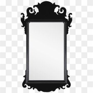 Svg Transparent Stock Black Lacquer Chippendale Image - Mirror Clipart
