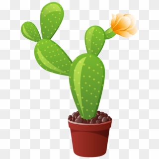 Cactus Flower Clipart Transparent Png Download - Green Objects Clipart Png