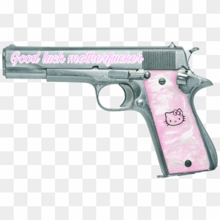 #hellokitty #pink #pinkaesthetic #aesthetic #gun #guns - Samuel Jackson Pulp Fiction Gun Clipart