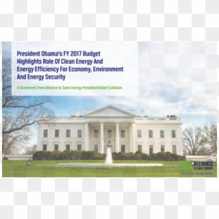 Of Specific Interest To Efficiency Advocates, The Budget - White House Clipart