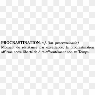 Procrastination - Beige Clipart