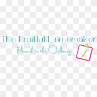 The Fruitful Homemaker - Calligraphy Clipart